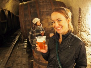 Fresh Pilsner Urquell from Plzn Czech Republic Brewey Tour