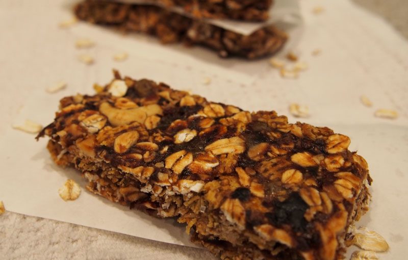 No Sugar Added Fruit and Nut Granola Bars Super Foods Life
