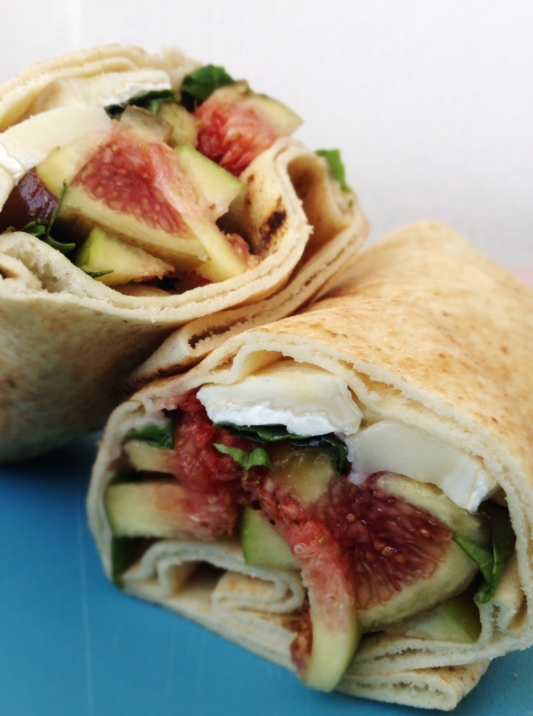 Fig & Goat Cheese Flatbread Wrap - Super Foods Life