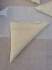 All rolled up and ready to go in the oven!