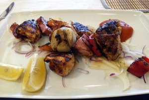 Grilled Chicken at a Mehana in Bansko Bulgaria