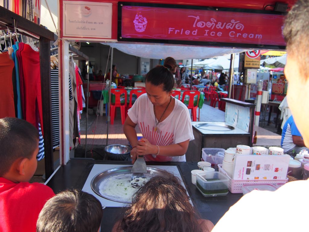 Thai ice cream in Krabi