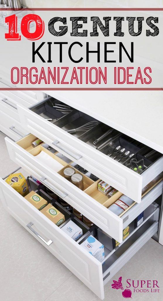 10 Genius Kitchen Cabinet Organization Ideas - Super Foods Life