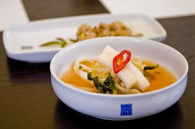 Fermented foods like kimchi are excellent to eat for brain health.