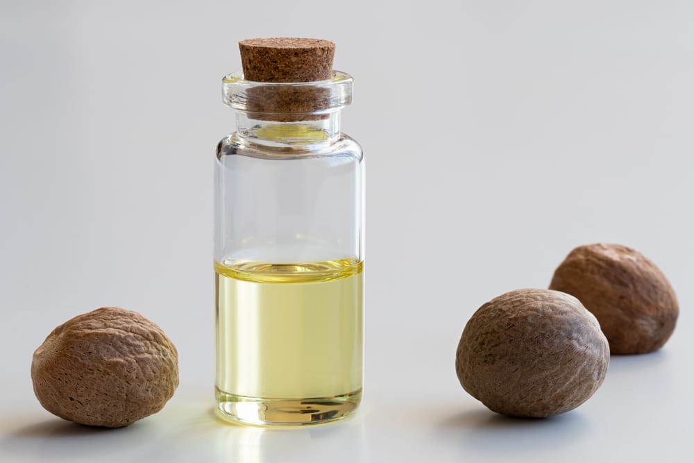 Nutmeg essential oil can help with motion sickness.